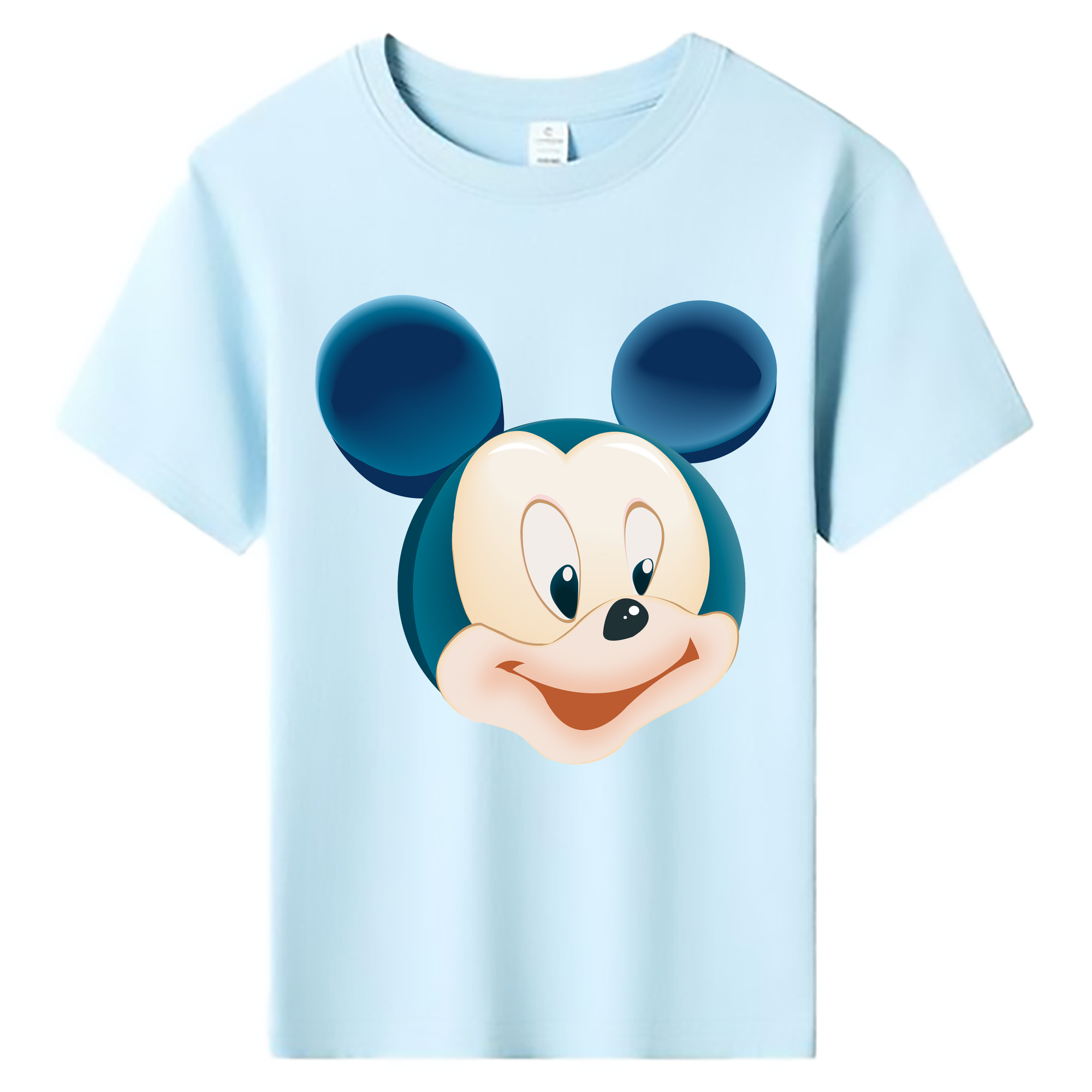 ミッキーマウス Mickey Mouse 綿100％キッズTシャツ（フロントプリント）